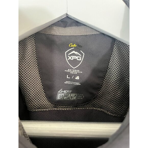 Cabela's XPG Mens Short Sleeve Outdoor Performance Shirt Large Black Lightweight - Picture 3 of 11